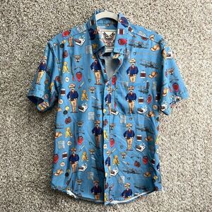 RSVLTS Shirt Men’s S President Teddy Roosevelt Man in the Arena All-Over Print